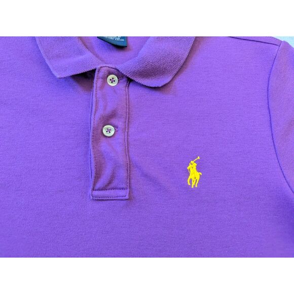 Women's Ralph Lauren Sport Slim Fit Polo Purple Size S - Picture 4 of 9